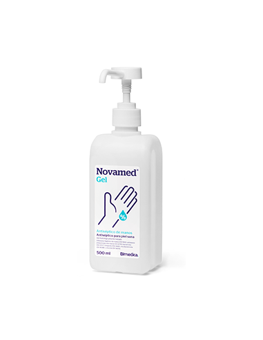 Gel hidroalcohólico Novamed 500ml con bomba dosificadora