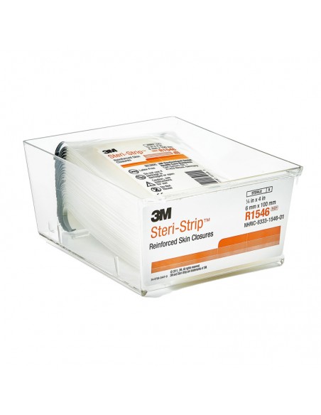 Sutura cutánea adhesiva estéril SKIN-FIXE STRIP (puntos de aproximación),  64 mm. x 76 mm., Caja 50 sobres de 6 tiras.